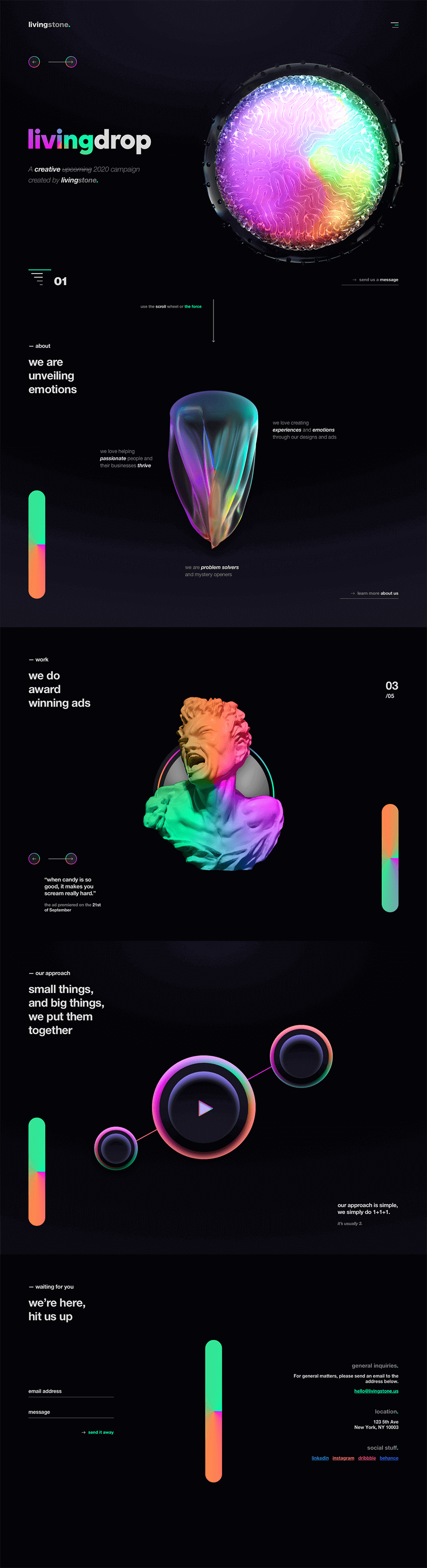 Website Design Concept — UI/UX Design by Moz Digitals